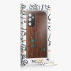 Kwmobile калъф за Samsung Galaxy A14 5G, кафяв, дърво/силикон, 60817.09