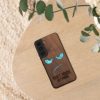 Kwmobile калъф за Samsung Galaxy S22, кафяв, дърво/силикон, 58306.08