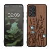Kwmobile Кейс за Samsung Galaxy A52/Galaxy A52 5G/Galaxy A52s 5G, Кафяв, Дървен/Силиконов, 54354.16