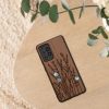 Kwmobile Кейс за Samsung Galaxy A52/Galaxy A52 5G/Galaxy A52s 5G, Кафяв, Дървен/Силиконов, 54354.16