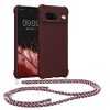 Kwmobile калъф с връзка за Google Pixel 8, лилав, силиконов, 61867.187
