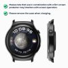Комплект 2 калъфа Kwmobile със защитно стъкло за Huawei Watch 4, прозрачен, пластмаса, 61909.02