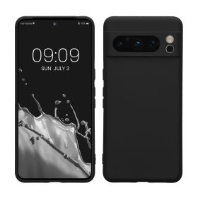   Kwmobile калъф за Google Pixel 8 Pro, черен, силиконов, 61860.01