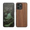 Kwmobile Кейс за Xiaomi Redmi 12, Кафяв, Дървен/Силиконов, 61881.18