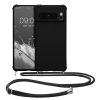 Kwmobile калъф с връзка за Google Pixel 8 Pro, черен, силиконов, 61868.01