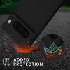 Kwmobile калъф с връзка за Google Pixel 8 Pro, черен, силиконов, 61868.01