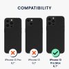 Калъф Kwmobile за Apple iPhone 13 Pro Max, черен/прозрачен, силикон, 61941.01
