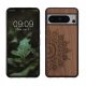 Kwmobile калъф за Google Pixel 8 Pro, кафяв, дърво/силикон, 61876.01