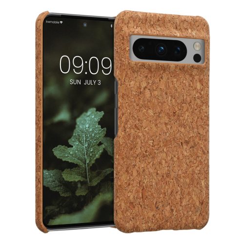 Kwmobile калъф за Google Pixel 8 Pro, светлокафяв, корк, 61878.24