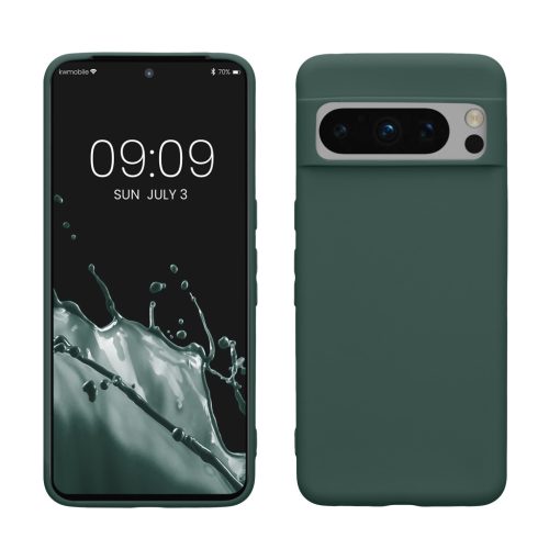Kwmobile калъф за Google Pixel 8 Pro, зелен, силиконов, 61856.171