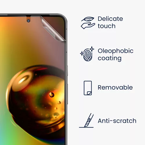 Комплект от 3 защитни фолиа Kwmobile за Google Pixel 8, прозрачни, пластмасови, 61869.1