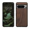 Kwmobile калъф за Google Pixel 8 Pro, кафяв, дърво/силикон, 61872.18