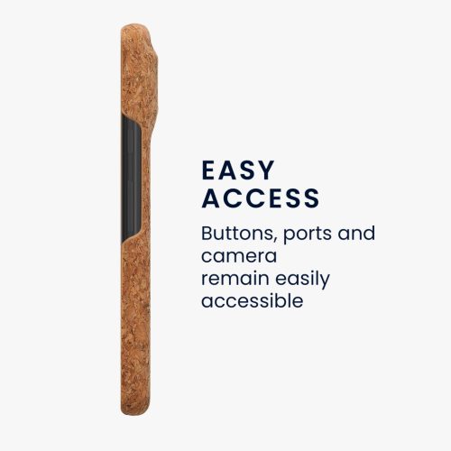 Kwmobile калъф за Google Pixel 8, светлокафяв, корк, 61877.24