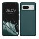 Kwmobile калъф за Google Pixel 8, зелен, силиконов, 61857.14