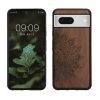 Kwmobile калъф за Google Pixel 8, кафяв, дърво/силикон, 61875.01