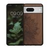 Kwmobile калъф за Google Pixel 8, кафяв, дърво/силикон, 61875.01