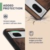 Kwmobile калъф за Google Pixel 8, кафяв, дърво/силикон, 61875.01