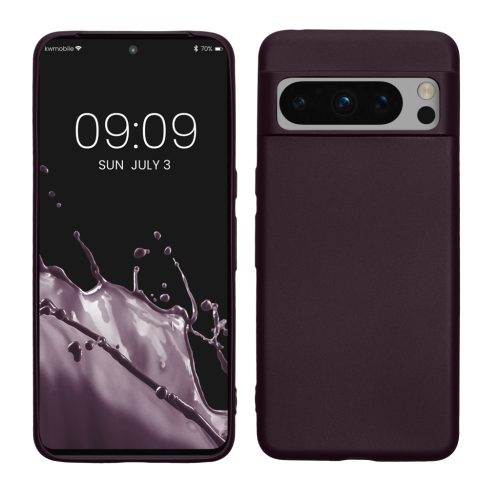 Kwmobile калъф за Google Pixel 8 Pro, тъмно лилав, силиконов, 61858.115