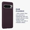 Kwmobile калъф за Google Pixel 8 Pro, тъмно лилав, силиконов, 61858.115