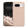 Kwmobile калъф за Google Pixel 8, кремав, силиконов, 61855.225