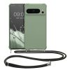 Kwmobile калъф с връзка за Google Pixel 8 Pro, светло зелен, силиконов, 61868.172