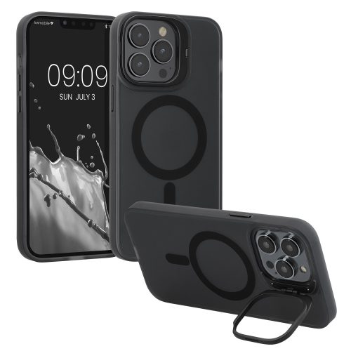 Калъф Kwmobile за Apple iPhone 13 Pro, черен/прозрачен, силикон, 61940.01