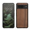 Kwmobile калъф за Google Pixel 8, кафяв, дърво/силикон, 61871.18