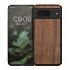 Kwmobile калъф за Google Pixel 8, кафяв, дърво/силикон, 61871.18