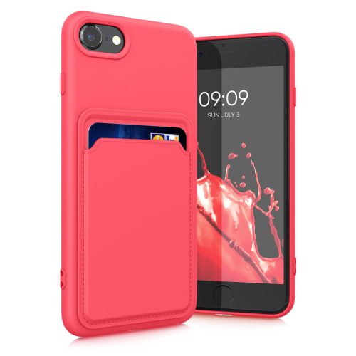 Kwmobile калъф за Apple iPhone SE (2022)/iPhone SE (2020)/iPhone 8, розов, силиконов, 55117.77