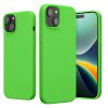 Kwmobile калъф за Apple iPhone 15, зелен, силиконов, 61953.159