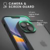 Kwmobile калъф за Apple iPhone 15, черен/прозрачен, поликарбонат, 61961.01