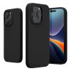 Kwmobile калъф за Apple iPhone 15 Pro, черен, силиконов, 61955.01