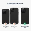 Kwmobile калъф за Apple iPhone 15 Pro Max, черен, силиконов, 61956.01