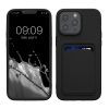 Kwmobile калъф за Apple iPhone 15 Pro Max, черен, силиконов, 62020.01