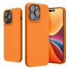 Kwmobile калъф за Apple iPhone 15 Pro, оранжев, силиконов, 61959.15
