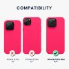 Kwmobile калъф за Apple iPhone 15 Pro Max, розов, силиконов, 61956.77