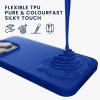 Kwmobile калъф за Apple iPhone 15 Plus, син, силиконов, 61958.134