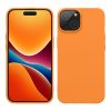 Kwmobile калъф за Apple iPhone 15, оранжев, силиконов, 61957.15