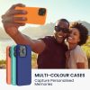 Kwmobile калъф за Apple iPhone 15, оранжев, силиконов, 61957.15