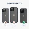 Kwmobile калъф за Apple iPhone 15 Pro, син/прозрачен, поликарбонат, 61963.17