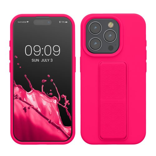 Kwmobile калъф за Apple iPhone 15 Pro, розов, силиконов, 62015.77