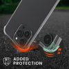 Kwmobile калъф с връзка за Apple iPhone 15 Pro, прозрачен/златист, силиконов, 62031.21