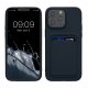 Kwmobile калъф за Apple iPhone 15 Pro Max, тъмносин, силиконов, 62020.17