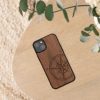 Kwmobile калъф за Apple iPhone 15 Plus, кафяв, дърво/силикон, 62012.01