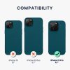 Kwmobile калъф за Apple iPhone 15 Pro, син, силиконов, 61955.57