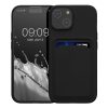 Kwmobile калъф за Apple iPhone 15, черен, силиконов, 62017.01