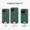 Kwmobile калъф за Apple iPhone 15 Pro, зелен, силиконов, 61955.166