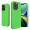 Kwmobile калъф за Apple iPhone 15 Pro, зелен, силиконов, 61955.159