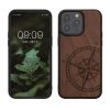 Kwmobile калъф за Apple iPhone 15 Pro Max, кафяв, дърво/силикон, 62014.01