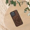 Kwmobile калъф за Apple iPhone 15 Pro Max, кафяв, дърво/силикон, 62014.01